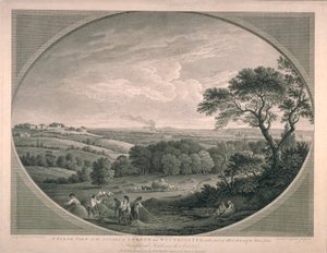 Vista Pastoral de las Ciudades de Westminster con parte de Highgate, 1780 de English School