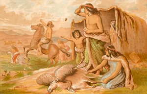Patagones - Partida para la caza del guanaco de English School