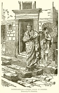Paterfamilias.--Escena callejera en Pompeya