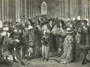 Paseo de San Pablo en el reinado del Rey Carlos II de English School