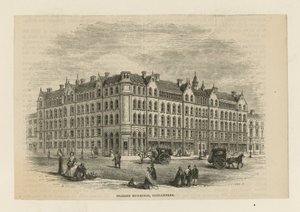 Edificios Peabody en Spitalfields de English School