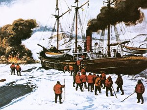 Expedición de Peary al Polo Norte de English School