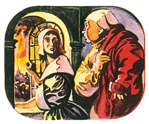 Pepys y su criada mirando el gran incendio de Londres a las 3.00am