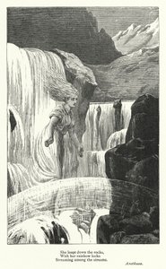 Percy Bysshe Shelley: Ilustración para Arethusa (grabado) de English School
