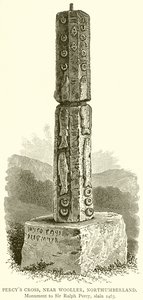 Cruz de Percy, cerca de Wooller, Northumberland