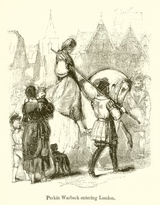 Perkin Warbeck entrando en Londres