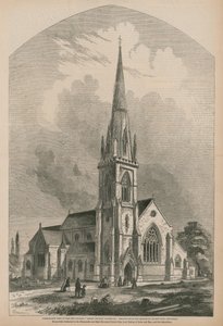 Vista en perspectiva de la Iglesia de Cristo de English School