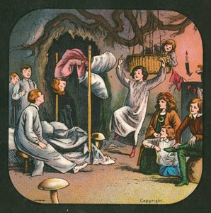 Peter Pan, diapositiva de linterna, c 1910 (litografia en color) de English School
