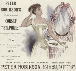 Corsé Sylphide de Peter Robinson, de renombre mundial de English School