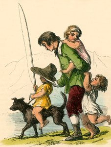 Pedro jugando con los niños