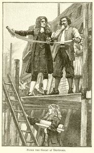 Pedro el Grande en Deptford de English School