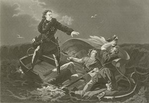 Pedro el Grande cruzando el Neva de English School