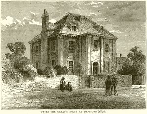 Casa de Pedro el Grande en Deptford (1850)