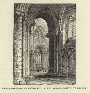 Catedral de Peterborough, Vista a través del Transepto Sur