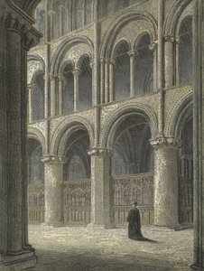 Catedral de Peterborough, Vista a través del Transepto Norte