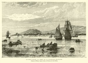 Petit-Goave, Haití, cuando era una posesión francesa de English School