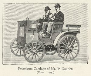 Carruaje de petróleo de Mr P Gautier de English School
