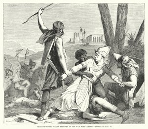 Faraón-Hofra capturado en la guerra con Amasis, Jeremías XLIV, 30 de English School