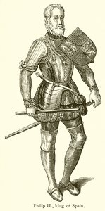 Felipe II, Rey de España de English School