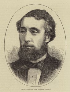 Philip Phillips, el Peregrino Cantante (grabado) de English School