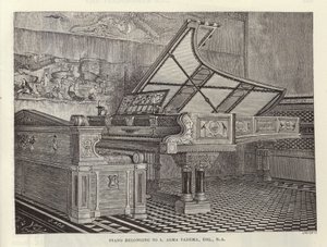 Piano perteneciente a Lawrence Alma-Tadema de English School