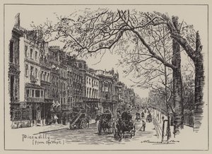 Piccadilly, desde el oeste de English School