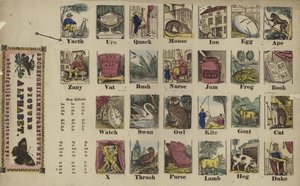 Alfabeto ilustrado de English School