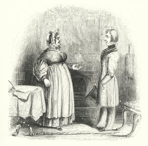 Cuadros de personajes populares: El guardián de la pensión (grabado) de English School