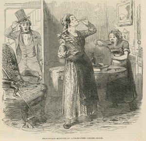 Bocetos pintorescos de Londres - la casa de huéspedes
