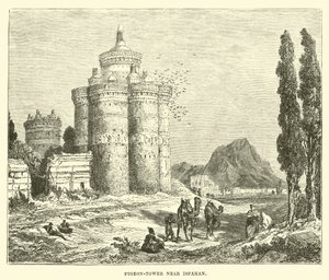 Torre de palomas cerca de Ispahan