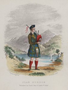 Gaitero del Clan Gordon, Escocia de English School