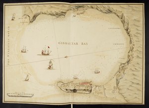 Plan de Gibraltar, Cinco planos de la Bahía y Fortaleza de Gibraltar de English School