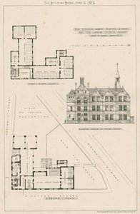 Plano de nuevas escuelas, Escuelas de Great Hunter Street, Old Kent Road de English School