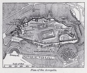 Plano de la Acrópolis de English School