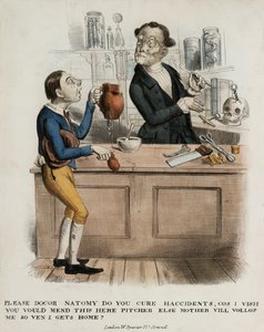 Por favor, Doctor Natomy, ¿cura accidentes?, 1830-39 de English School