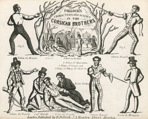 Personajes y Escenas de Pollock en Los Hermanos Córsicos de English School
