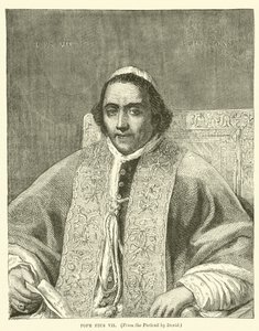 Papa Pío VII (grabado) de English School