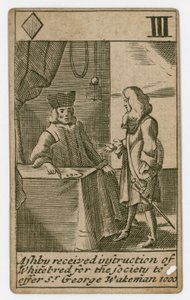 Carta de juego del Complot Papista de English School