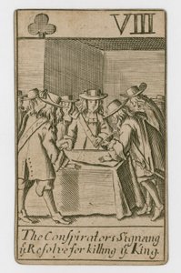 Carta de juego del Complot Papista