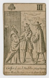 Carta de juego del Complot Papista de English School