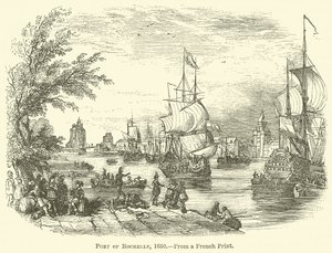 Puerto de Rochelle, 1650 de English School