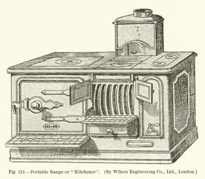 Cocina Portátil o Kitchener, por Wilson Engineering Company; Londres