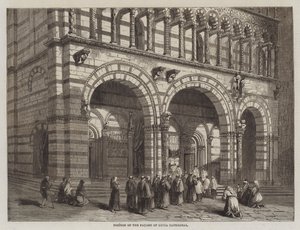 Parte de la Fachada de la Catedral de Lucca