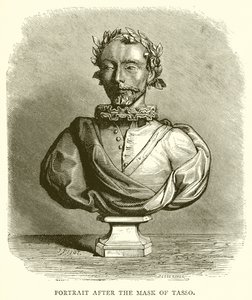 Retrato después de la máscara de Tasso de English School