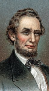 Retrato de Abraham Lincoln - Retrato de Abraham Lincoln (1809-1865) 16º Presidente de los Estados Unidos de América - De la serie 