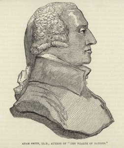 Retrato de Adam Smith de English School