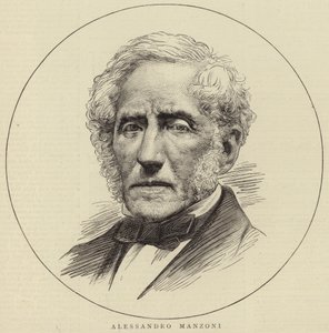 Retrato de Alessandro Manzoni