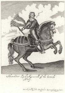 Retrato de Alexander Leslie, Conde de Leven de English School