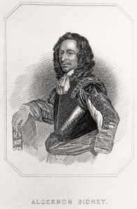 Retrato de Algernon Sidney de English School