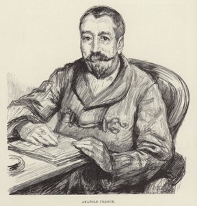Retrato de Anatole France de English School
